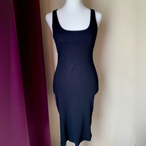 Lulu’s Black Ribbed Tank Dress - Excellent Condition